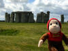 George ponders the mysteries of Stonehenge
