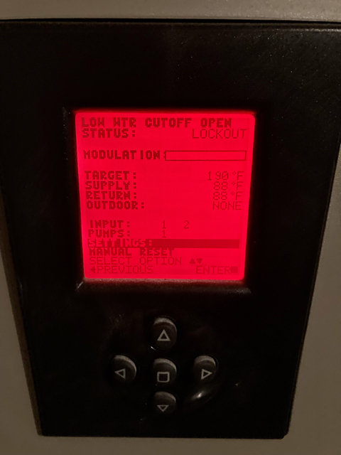 Boiler Error