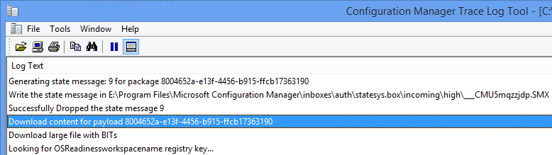 SCCM Log