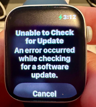 Apple Watch Error